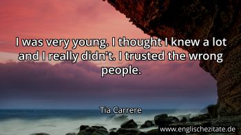 Englisches Zitat von Tia Carrere als Bild