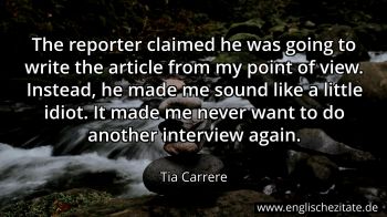 Englisches Zitat von Tia Carrere als Bild