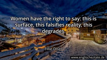 Englisches Zitat von Tillie Olsen als Bild