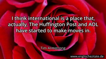 Englisches Zitat von Tim Armstrong als Bild