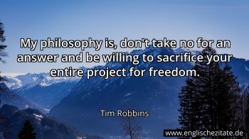 Englisches Zitat von Tim Robbins als Bild