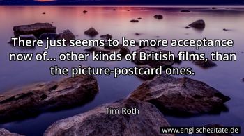 Englisches Zitat von Tim Roth als Bild
