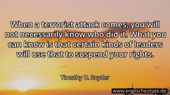 Englisches Zitat von Timothy D. Snyder als Bild
