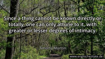 Englisches Zitat von Timothy Morton als Bild