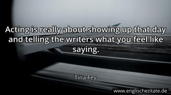 Englisches Zitat von Tina Fey als Bild