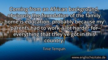 Englisches Zitat von Tinie Tempah als Bild