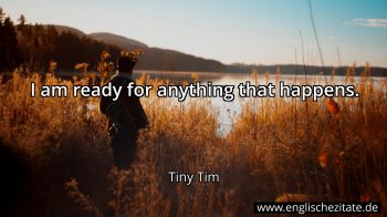 Englisches Zitat von Tiny Tim als Bild