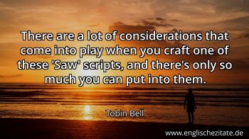Englisches Zitat von Tobin Bell als Bild