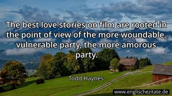 Englisches Zitat von Todd Haynes als Bild