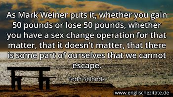 Englisches Zitat von Todd Solondz als Bild