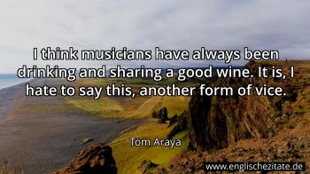 Englisches Zitat von Tom Araya als Bild