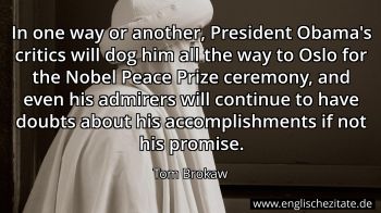 Englisches Zitat von Tom Brokaw als Bild