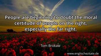 Englisches Zitat von Tom Brokaw als Bild
