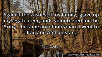Englisches Zitat von Tom Cotton als Bild