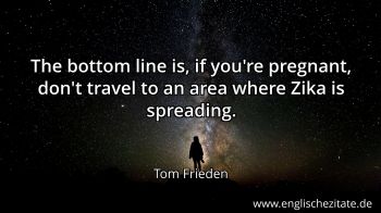 Englisches Zitat von Tom Frieden als Bild