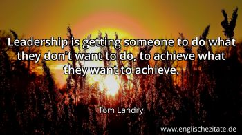 Englisches Zitat von Tom Landry als Bild