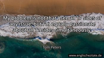 Englisches Zitat von Tom Peters als Bild