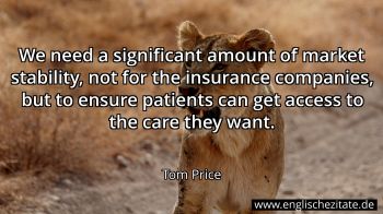 Englisches Zitat von Tom Price als Bild