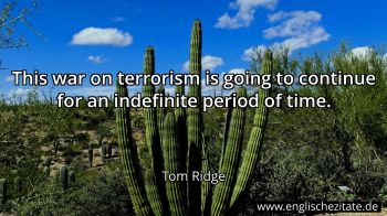 Englisches Zitat von Tom Ridge als Bild