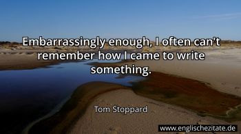Englisches Zitat von Tom Stoppard als Bild