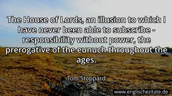 Englisches Zitat von Tom Stoppard als Bild