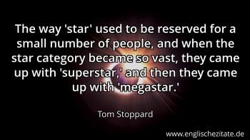 Englisches Zitat von Tom Stoppard als Bild
