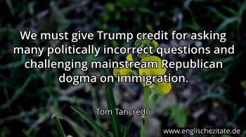 Englisches Zitat von Tom Tancredo als Bild