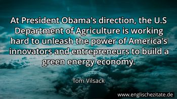 Englisches Zitat von Tom Vilsack als Bild