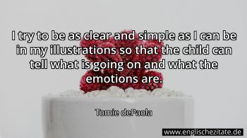 Englisches Zitat von Tomie dePaola als Bild