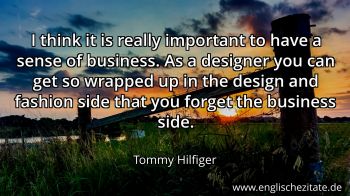Englisches Zitat von Tommy Hilfiger als Bild