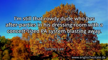 Englisches Zitat von Tommy Lee als Bild