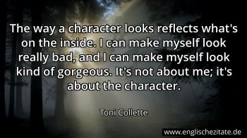 Englisches Zitat von Toni Collette als Bild
