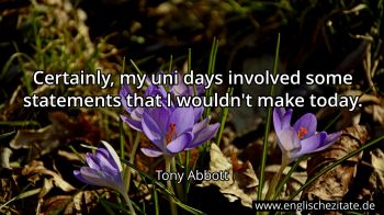 Englisches Zitat von Tony Abbott als Bild
