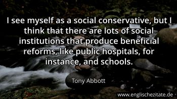 Englisches Zitat von Tony Abbott als Bild