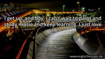 Englisches Zitat von Tony Bennett als Bild