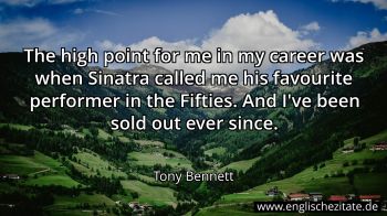 Englisches Zitat von Tony Bennett als Bild