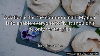 Englisches Zitat von Tony Fernandes als Bild