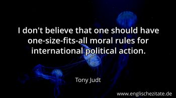 Englisches Zitat von Tony Judt als Bild