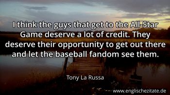 Englisches Zitat von Tony La Russa als Bild