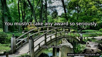 Englisches Zitat von Tony Randall als Bild