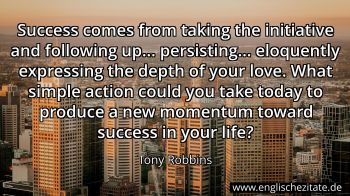 Englisches Zitat von Tony Robbins als Bild