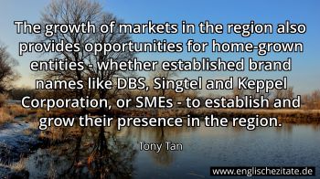 Englisches Zitat von Tony Tan als Bild