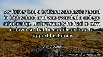 Englisches Zitat von Tony Visconti als Bild