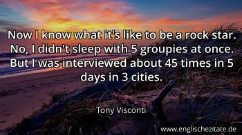 Englisches Zitat von Tony Visconti als Bild