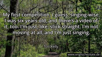 Englisches Zitat von Tori Kelly als Bild