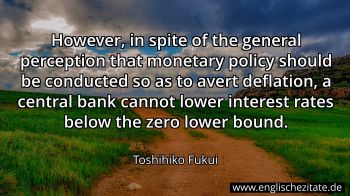 Englisches Zitat von Toshihiko Fukui als Bild