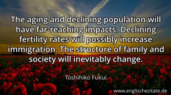Englisches Zitat von Toshihiko Fukui als Bild