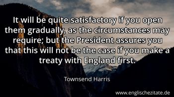 Englisches Zitat von Townsend Harris als Bild