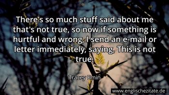 Englisches Zitat von Tracey Emin als Bild