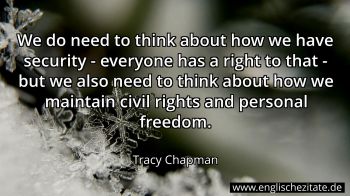 Englisches Zitat von Tracy Chapman als Bild